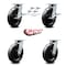Service Caster 8 Inch Kingpinless Phenolic Wheel Caster Swivel Locks 2 Brakes SCC, 4PK SCC-KP30S820-PHR-SLB-BSL-2-BSL-2 - alternate 6